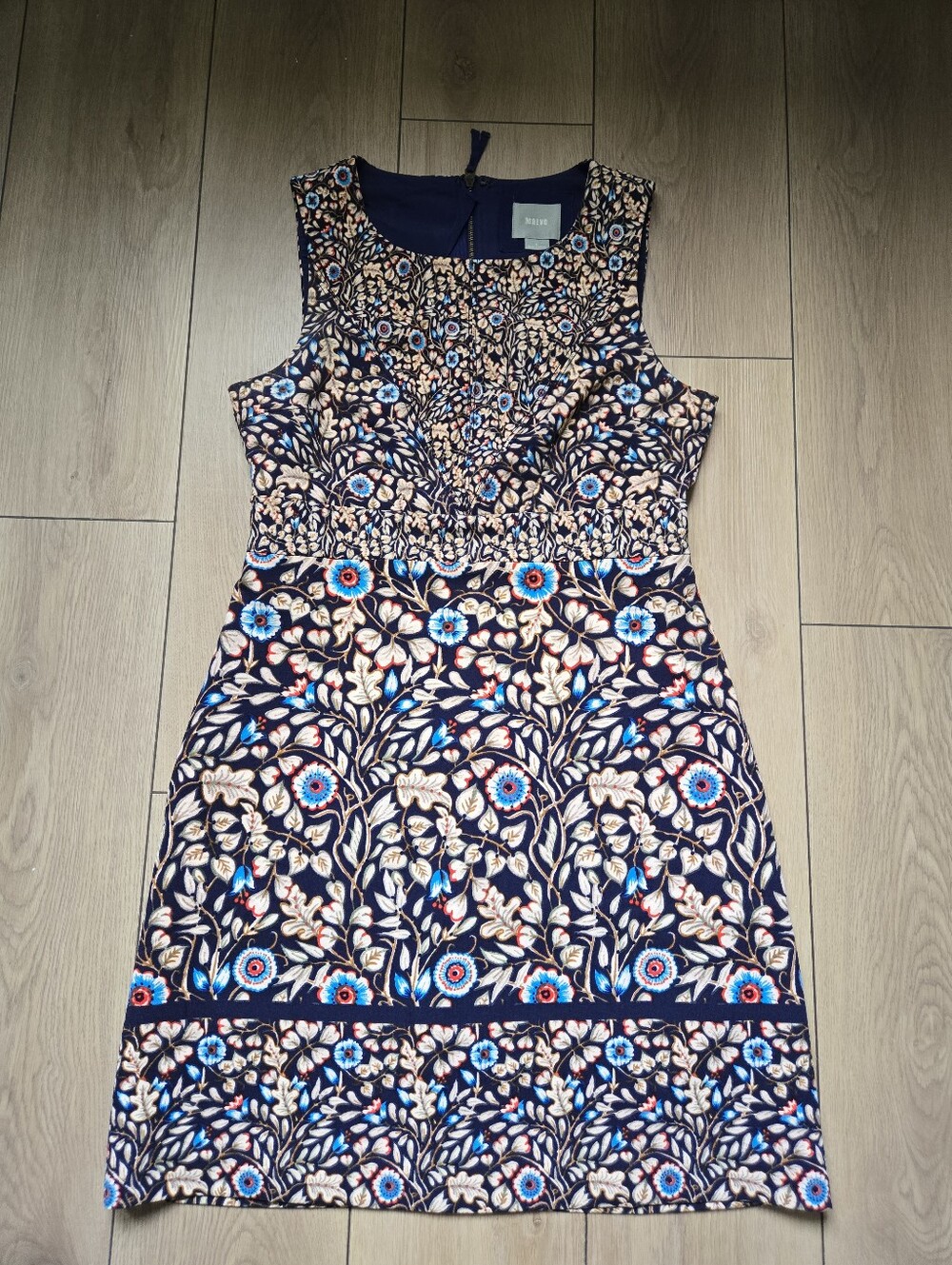 Anthropologie Maeve Brindille sleeveless floral print sheath dress Size 6 - Picture 2 of 9